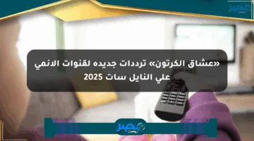 «عشاق الكرتون» ترددات جديدة لقنوات الأنمي على النايل سات 2025